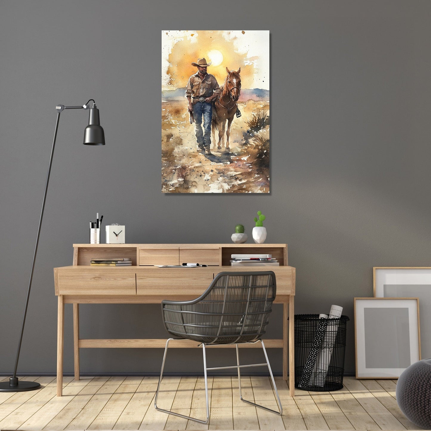 Outlaw's Sunset Canvas