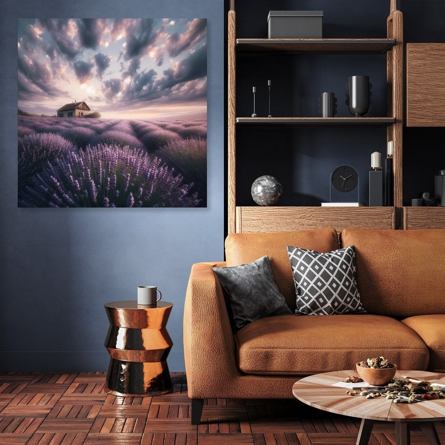 Lavender Field Serenity Canvas