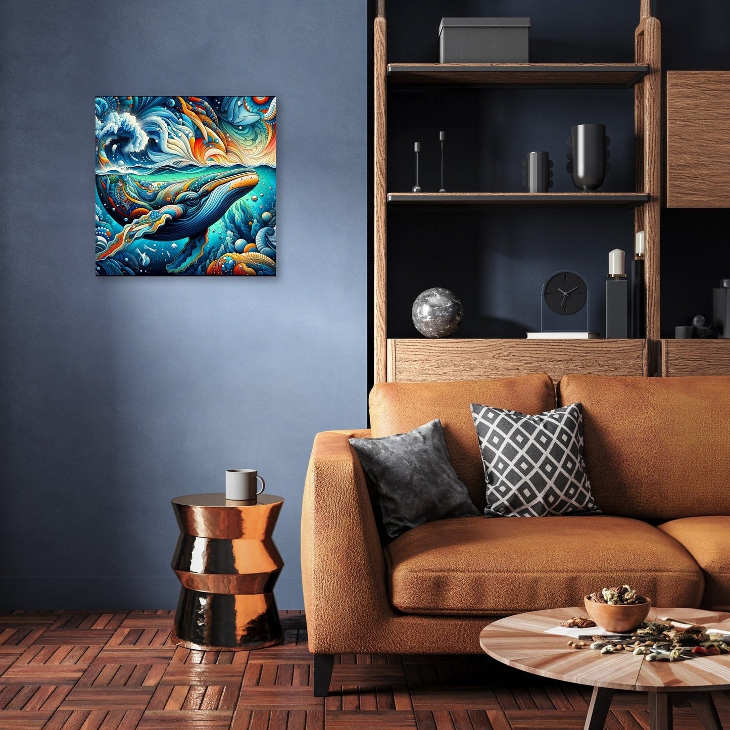 Whale Pop Fusion Canvas