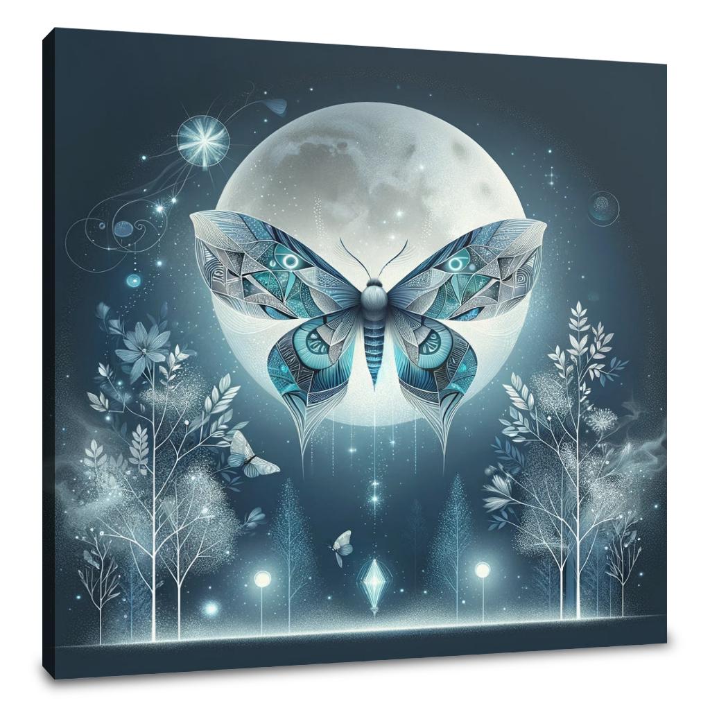Mystical Moth Canvas