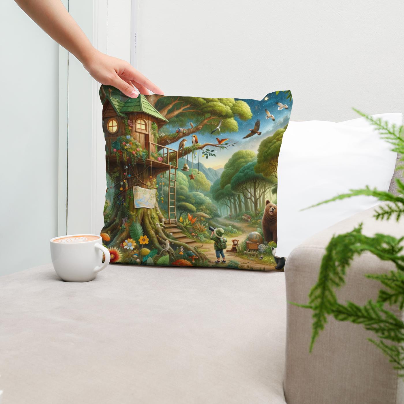 Jungle Adventure Cotton Cushion