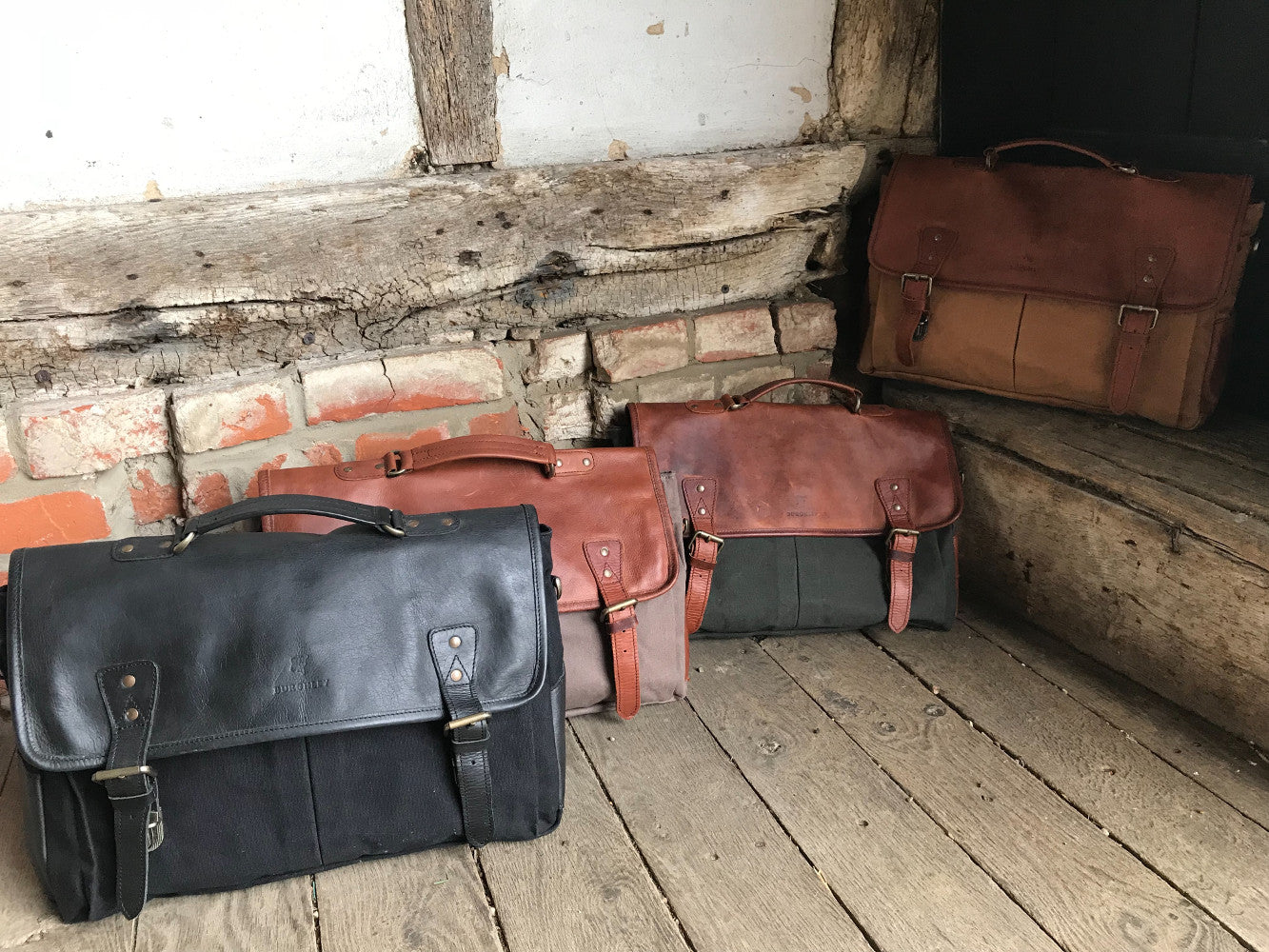 Barholm Leather & Canvas Messenger