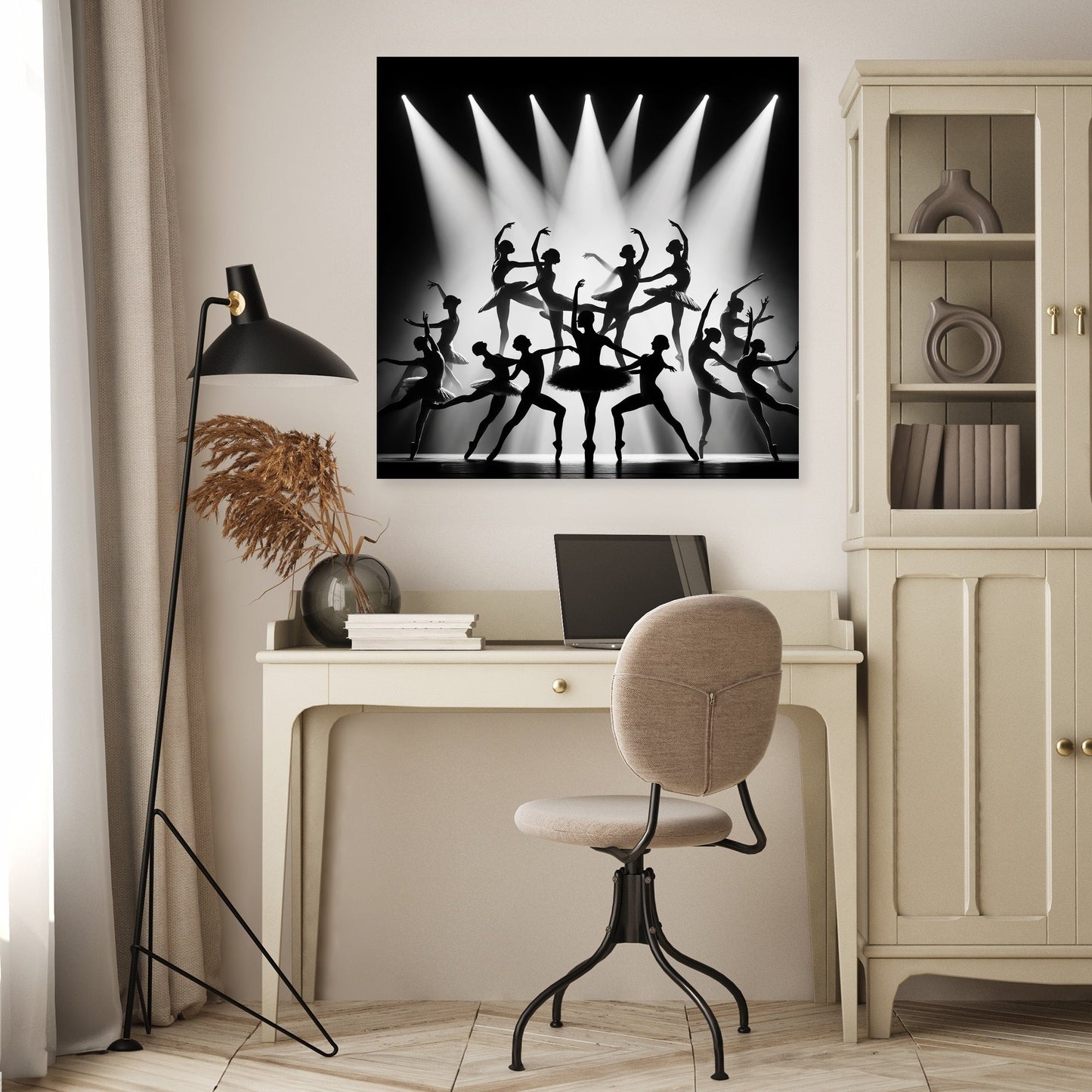 Silhouette Ballet Canvas