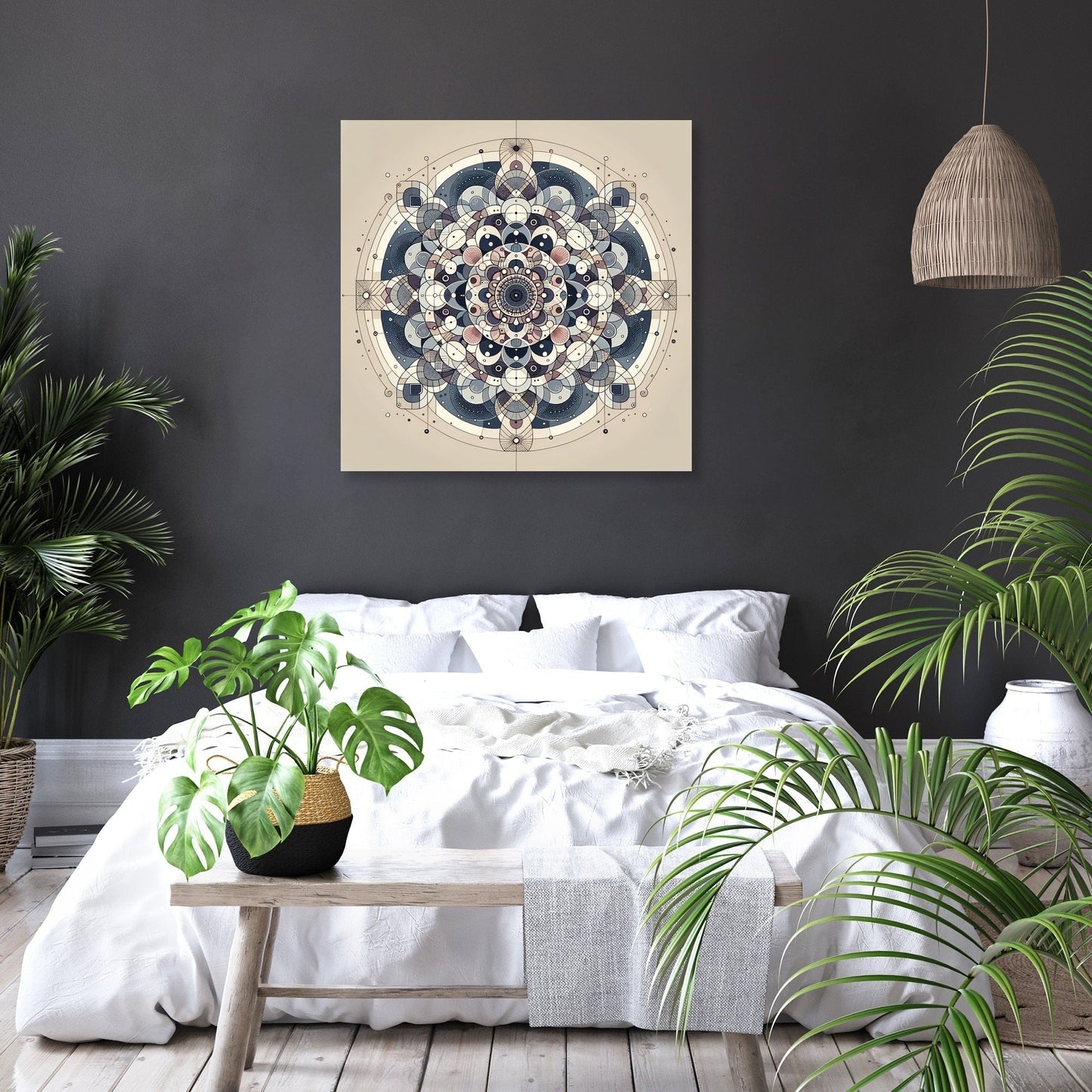 Tranquil Symmetry Canvas