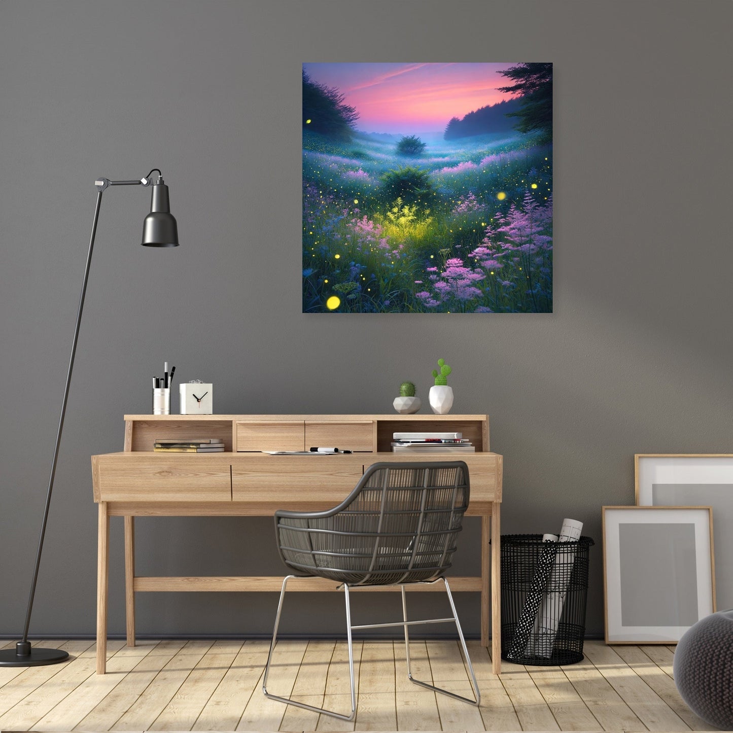 Firefly Meadow Canvas