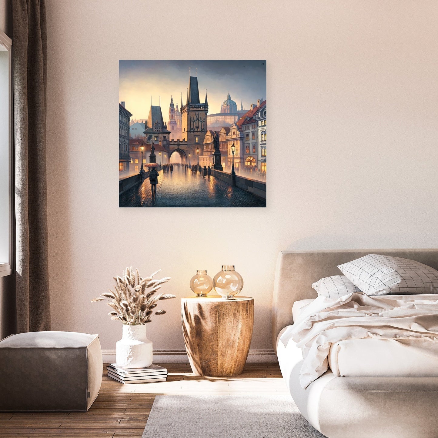 Prague Panorama Canvas