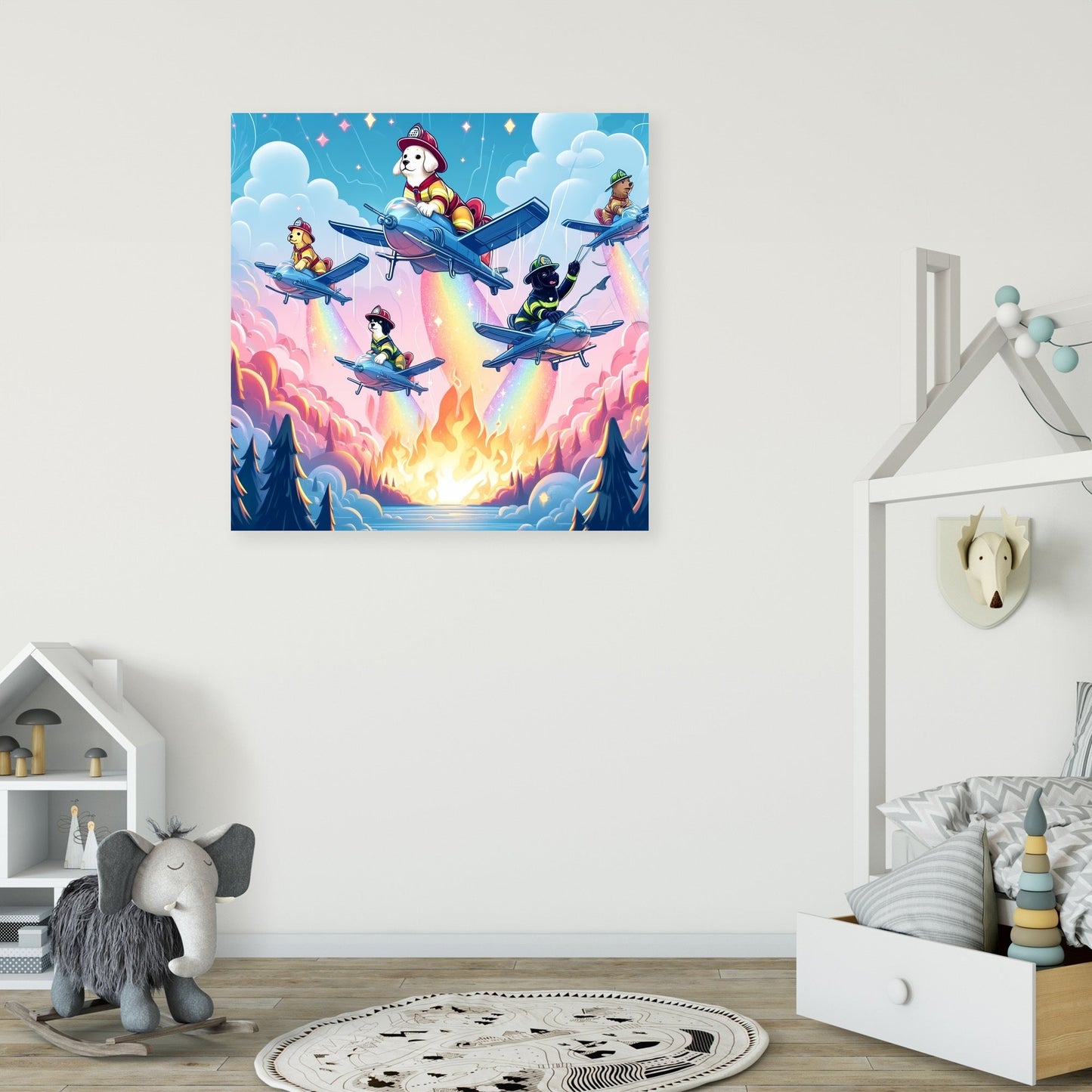 Skyfire Sparkle Brigade Canvas