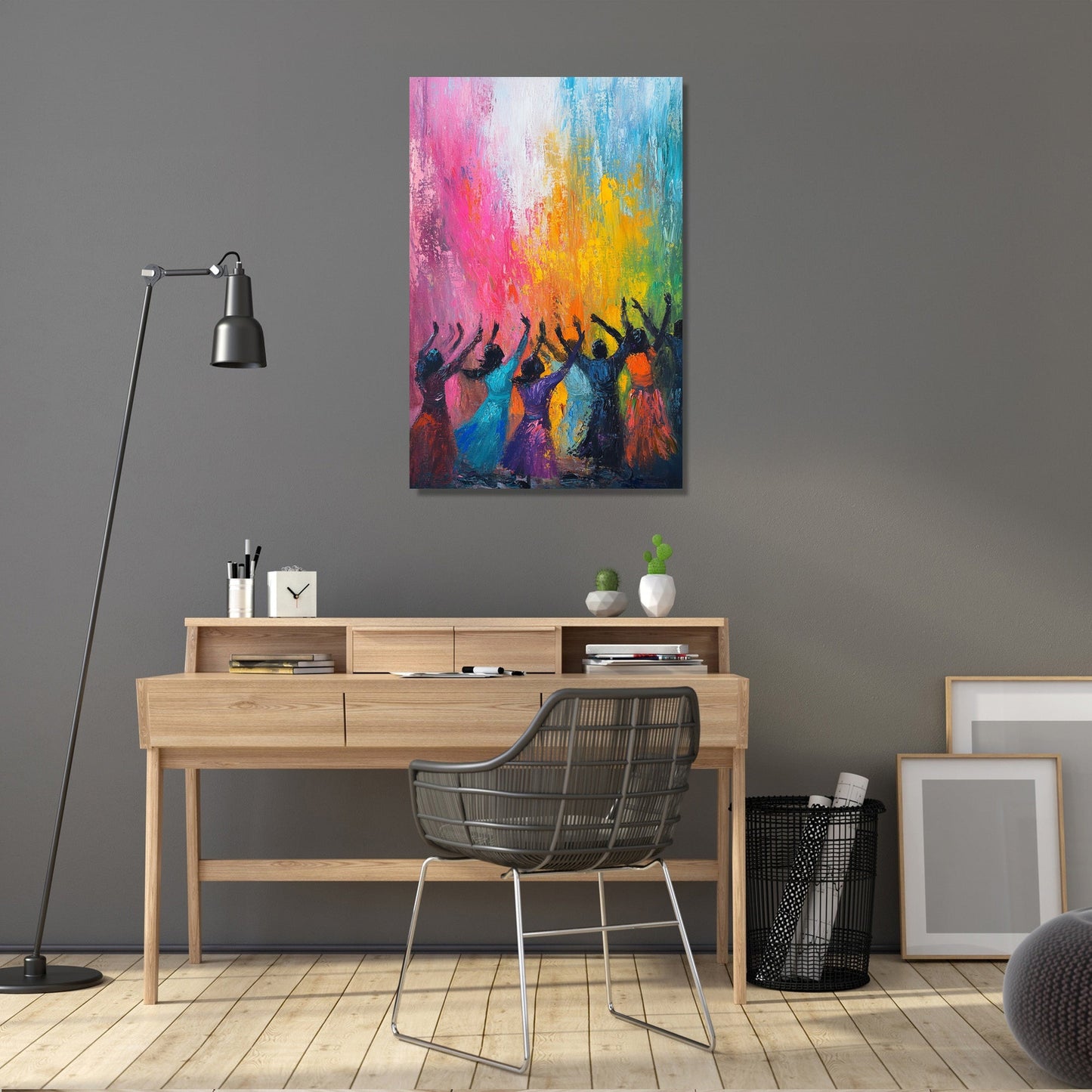 Dancing Colours Canvas