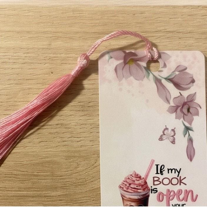 Funny Introvert Bookmark - If My Book Is Open Your Mouth Should Be Closed Gift