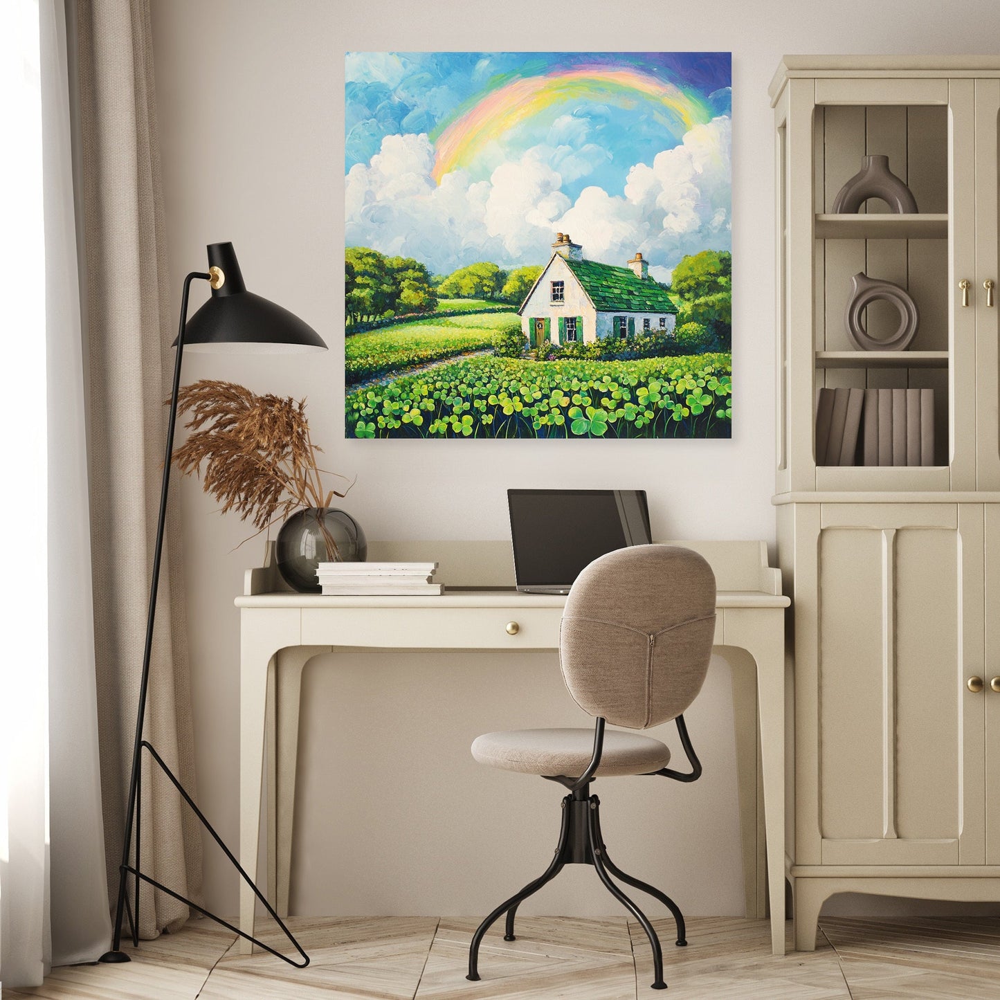 Irish Cottage Canvas