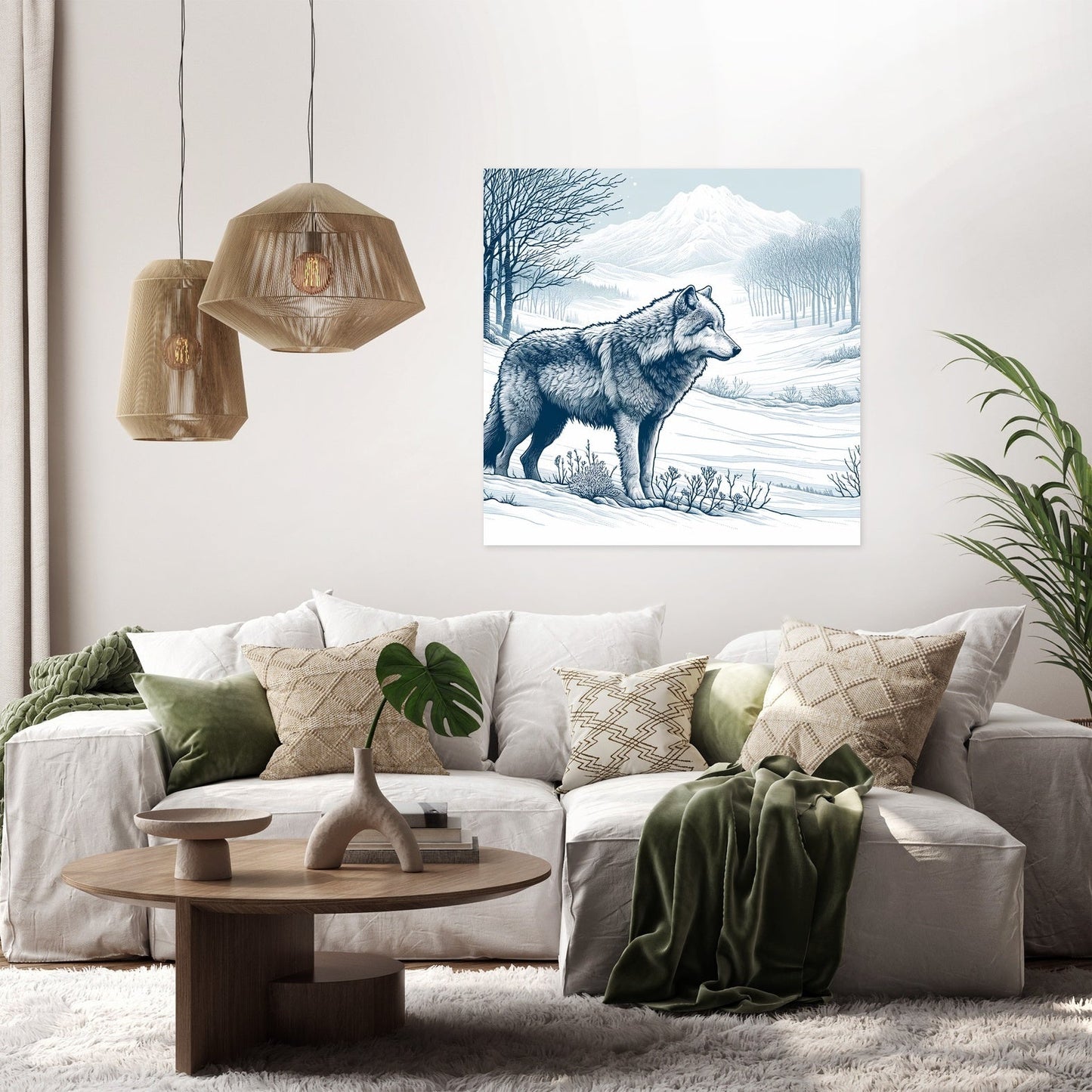 Winter Wolf Canvas