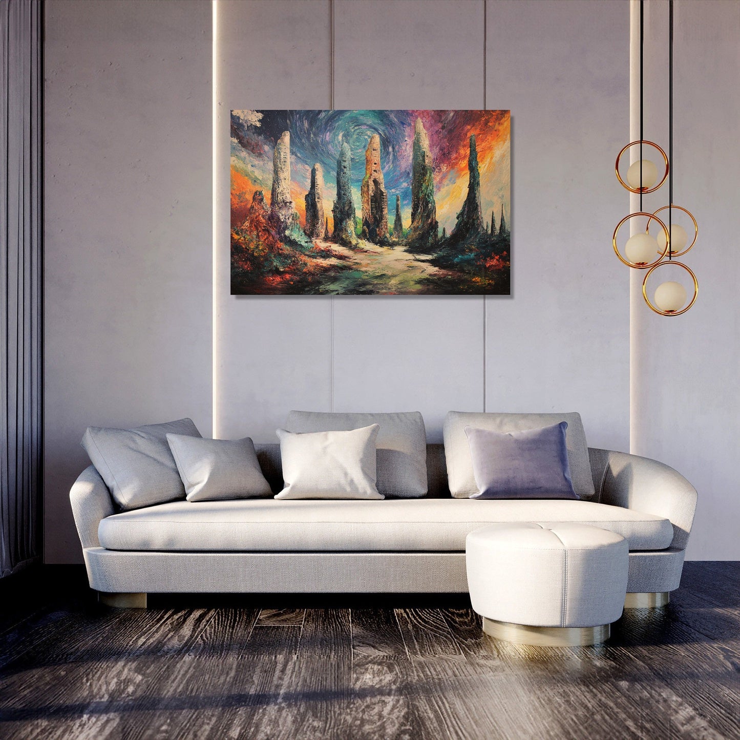 Alien Monument Canvas