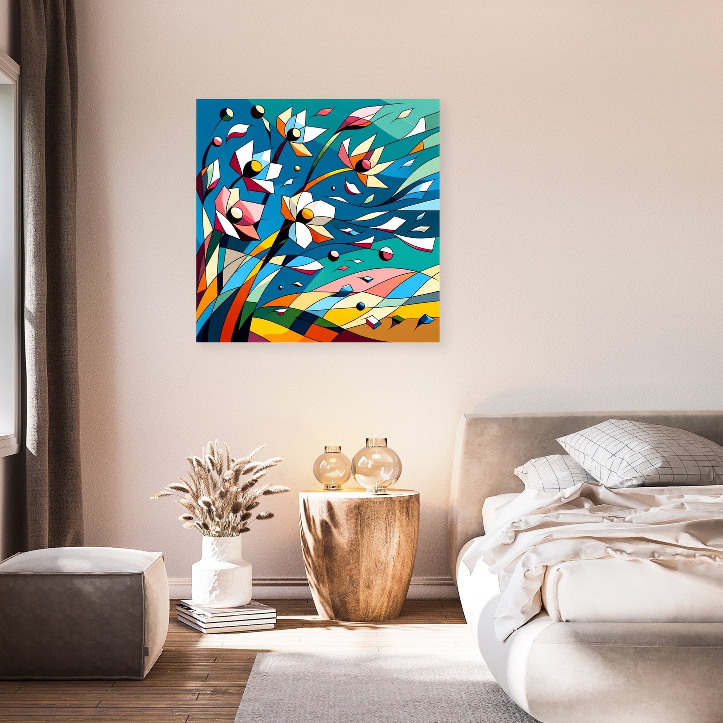 Breezy Petals Canvas
