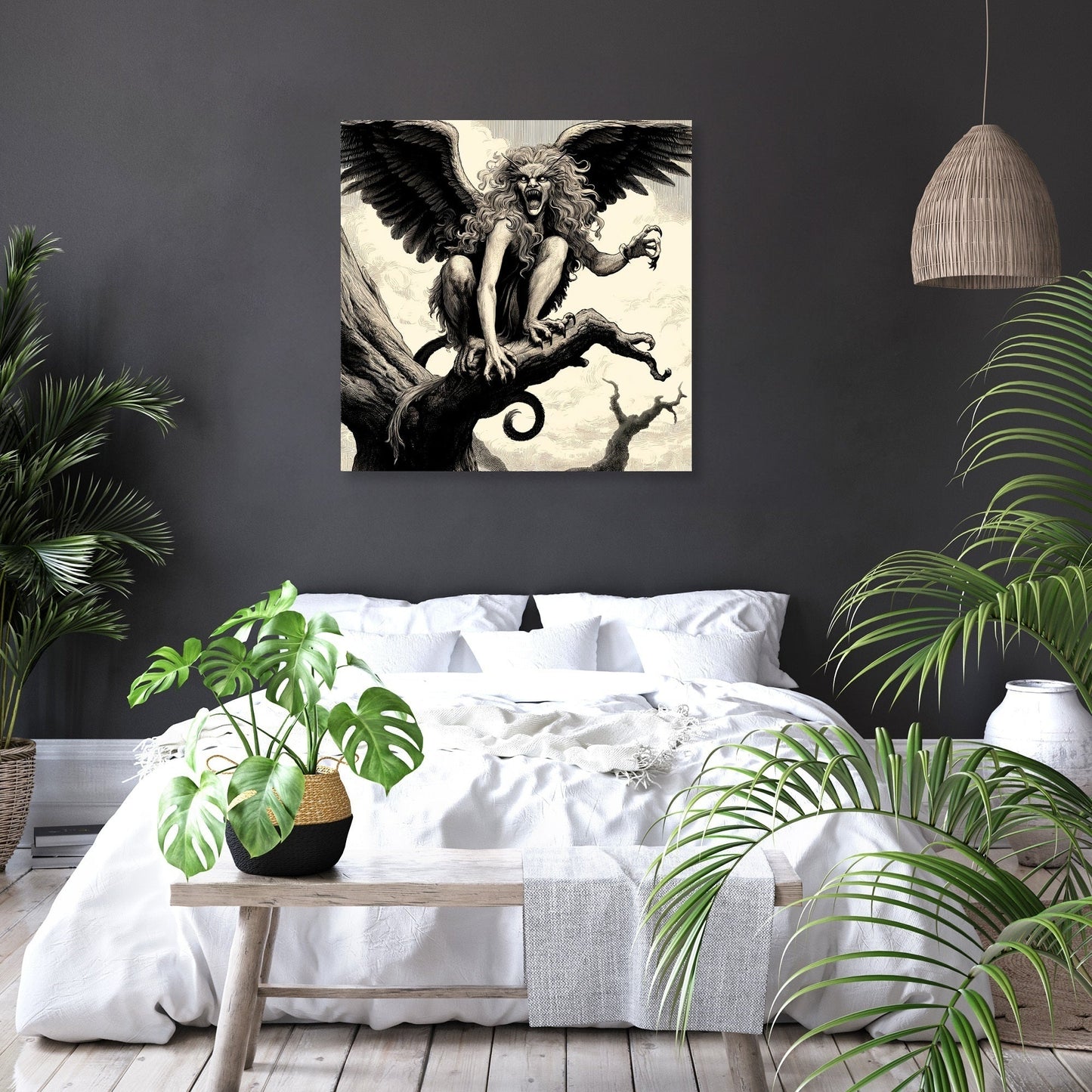 Storm Perch Harpie Canvas