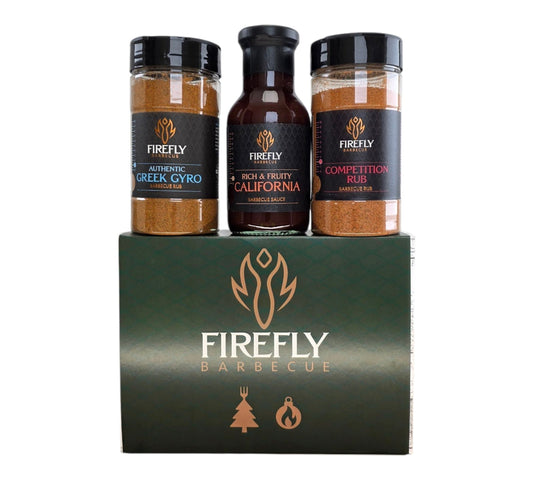 BBQ Christmas Gift Box Trio with Award-Winning Rubs & Sauce