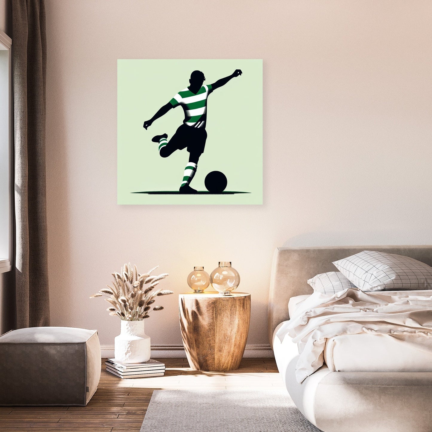 Celtic Free Kick Canvas
