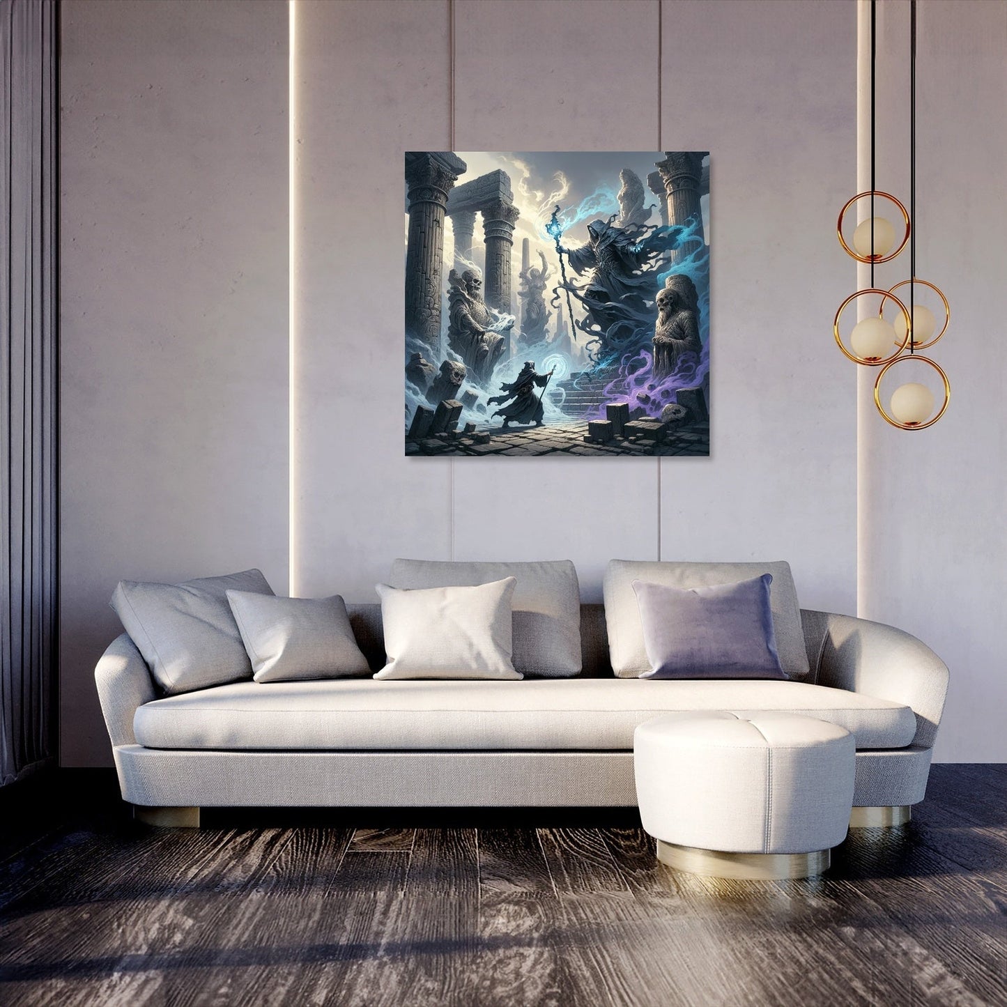 Ruins Duel Canvas