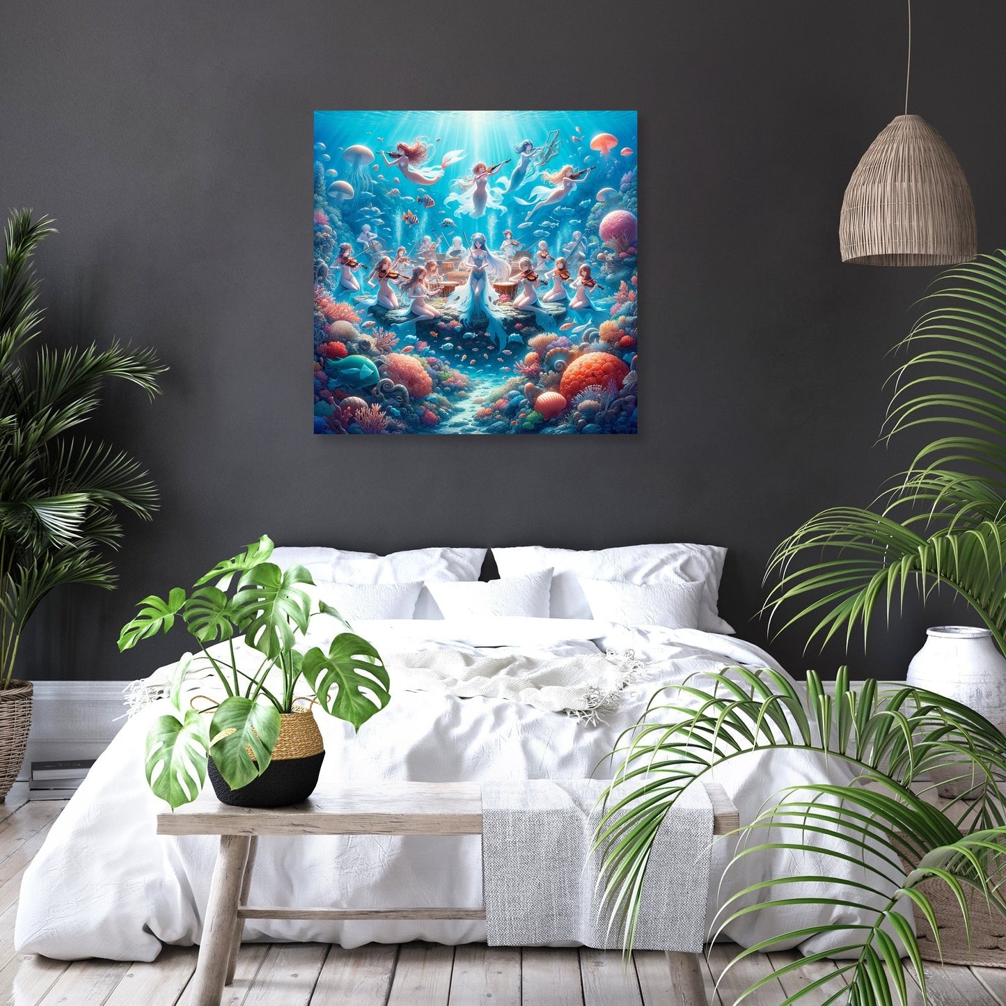 Coral Symphony Canvas