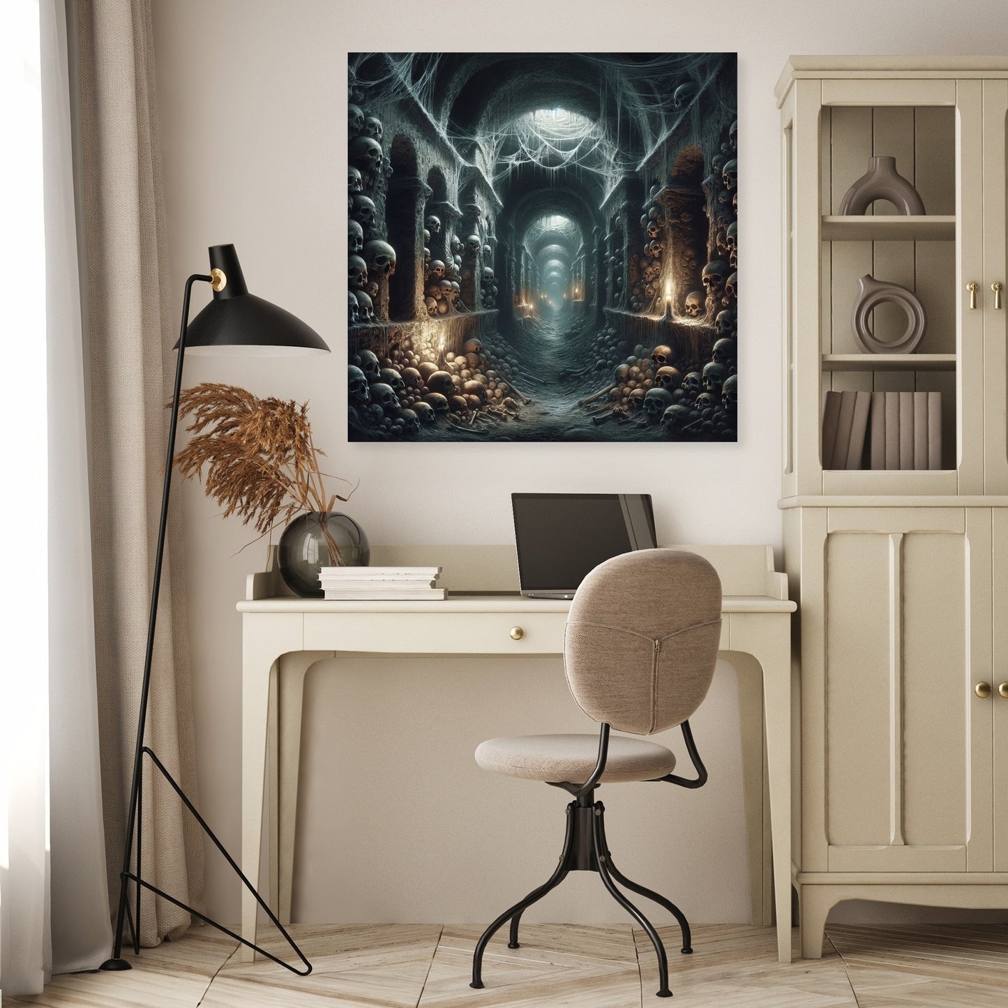 Catacombs Beneath the City Canvas