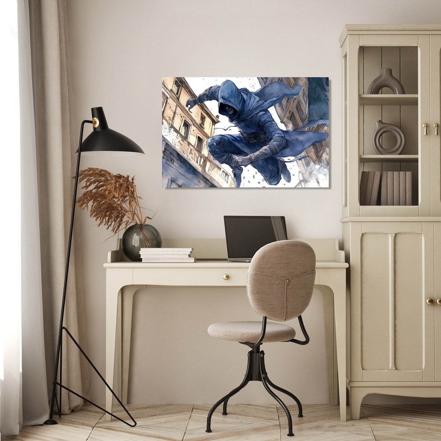 Night Chase Assassin Canvas