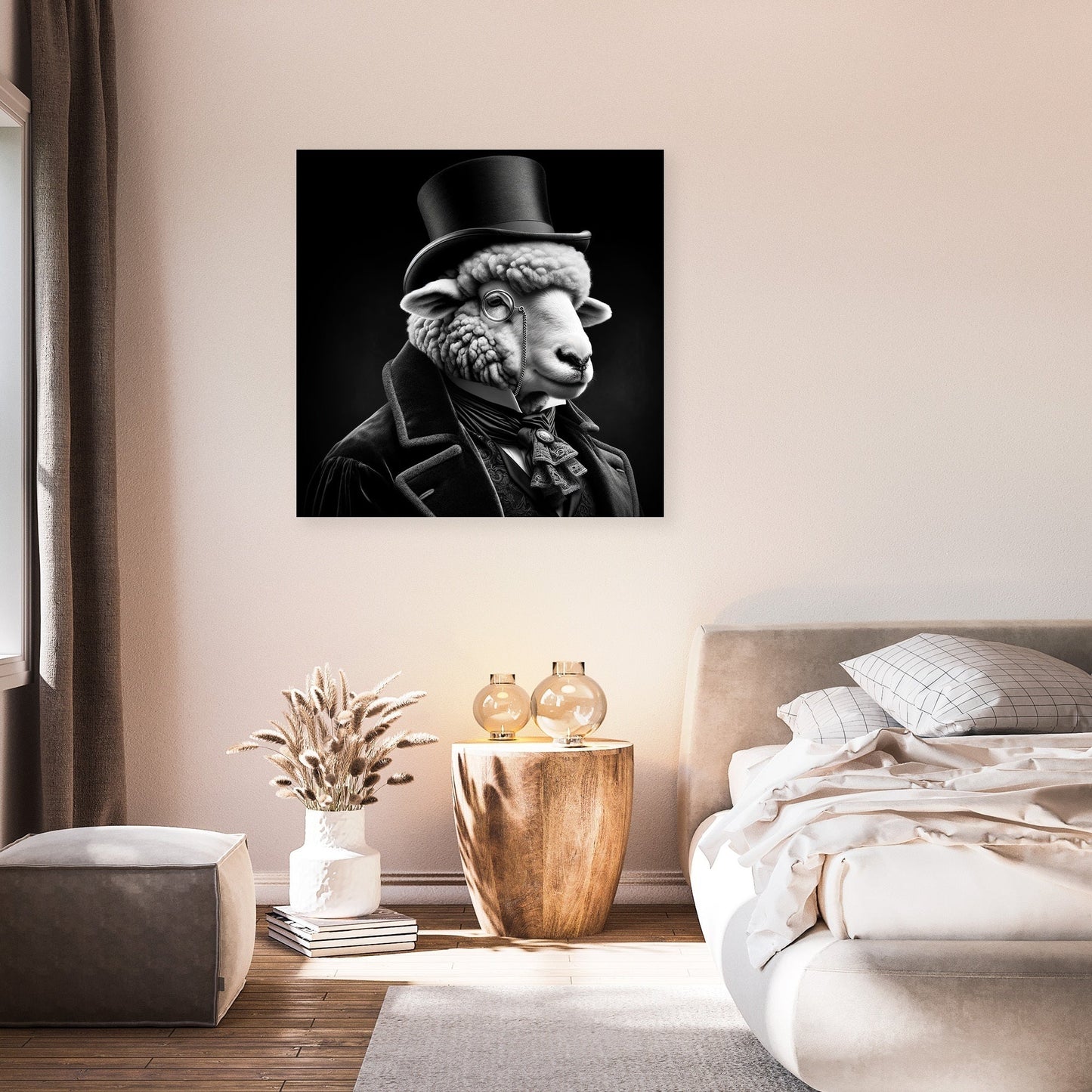 Aristocratic Ewe Canvas
