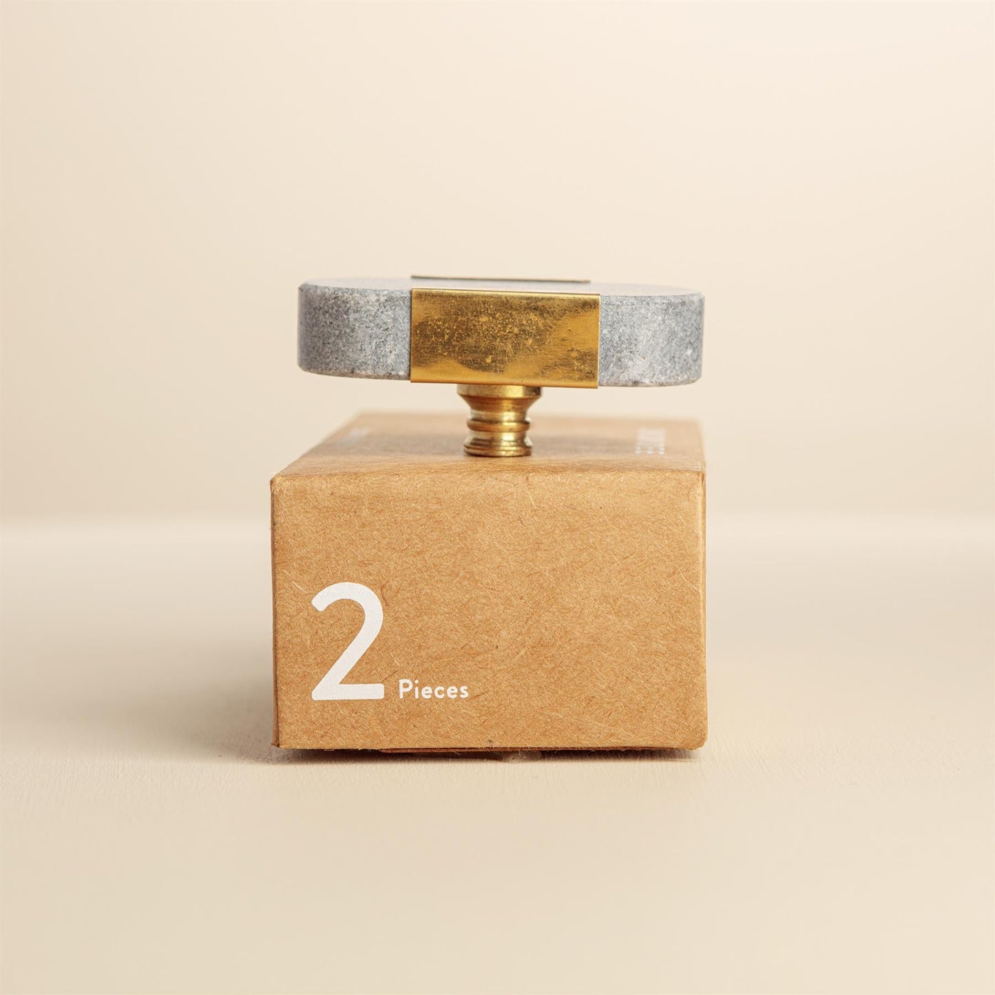 Ruhi Blue Stone Brass Drawer Knobs