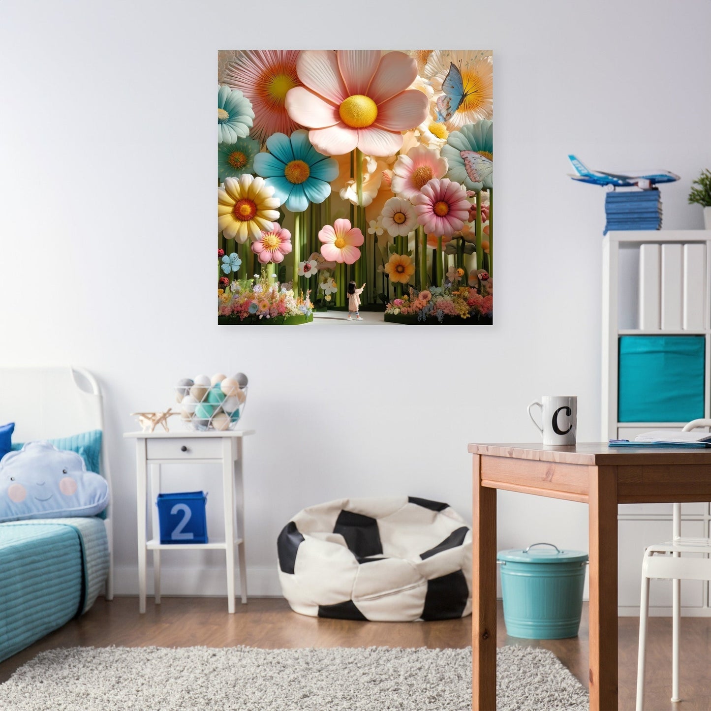 Whimsical Garden Canvas