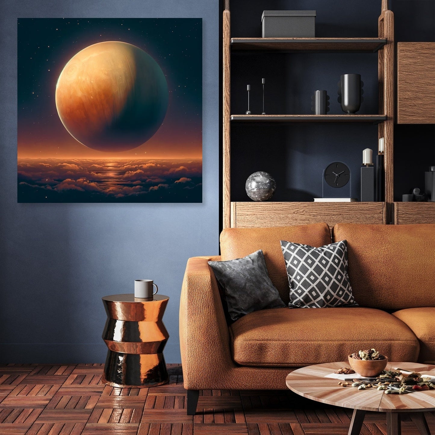 Titan's Hazy Enigma Canvas