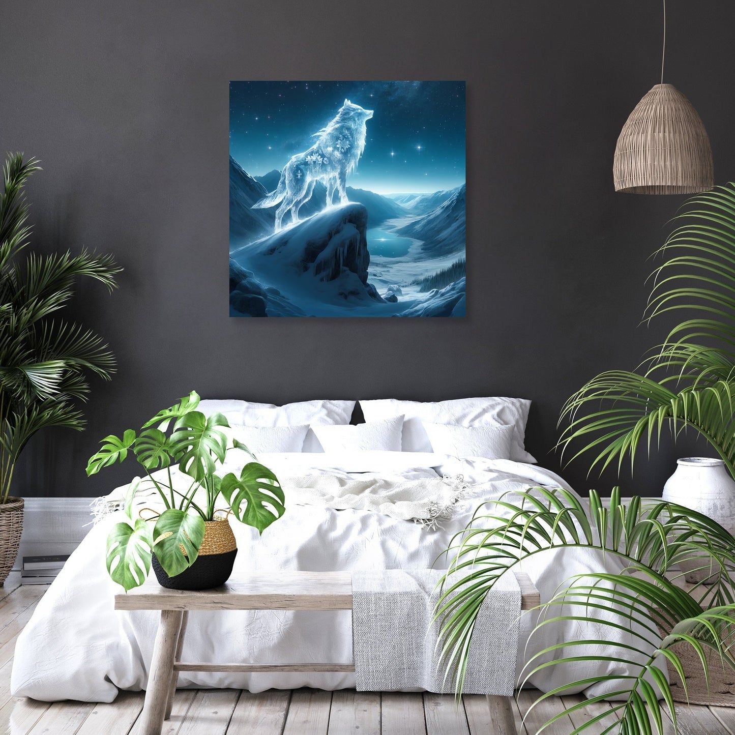 Frost Whisper Canvas