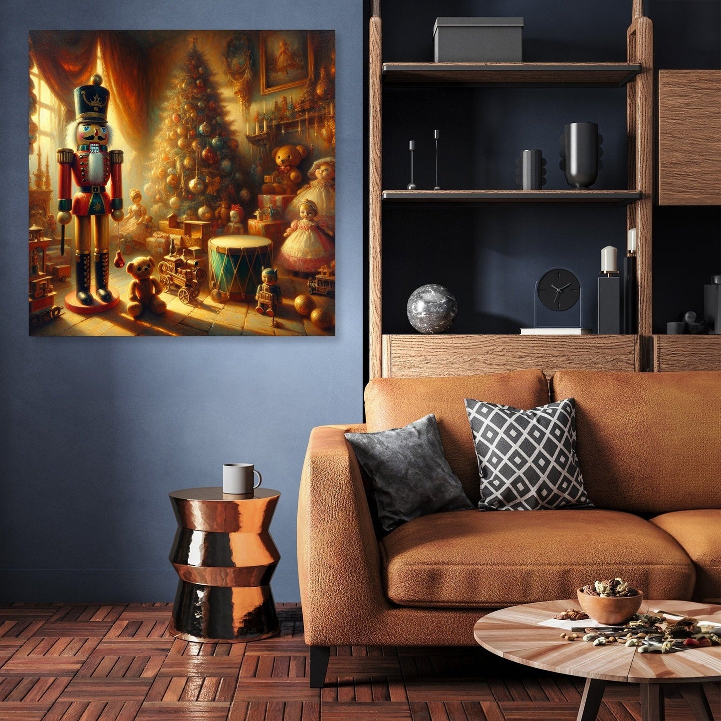 Nutcracker Nostalgia Morning Canvas