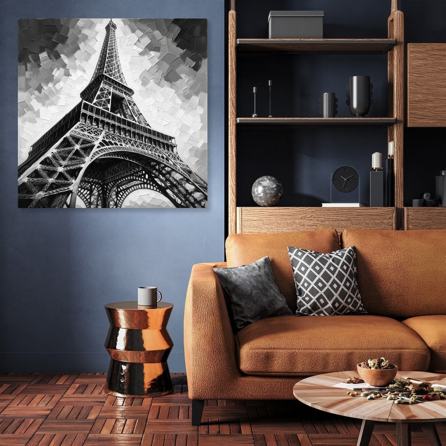 Mystique of Paris Eiffel Tower Canvas