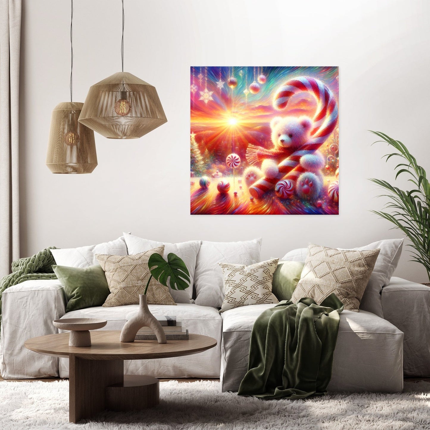 Sugary Sunrise Festivity Canvas