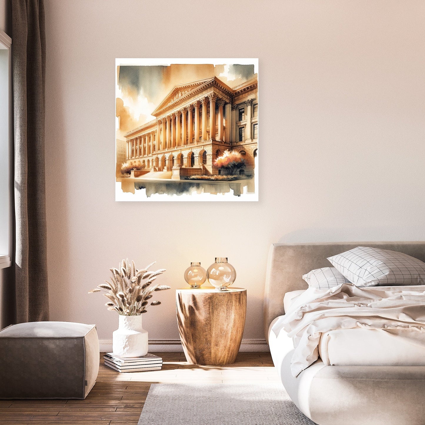Courthouse of Tradition Canvas