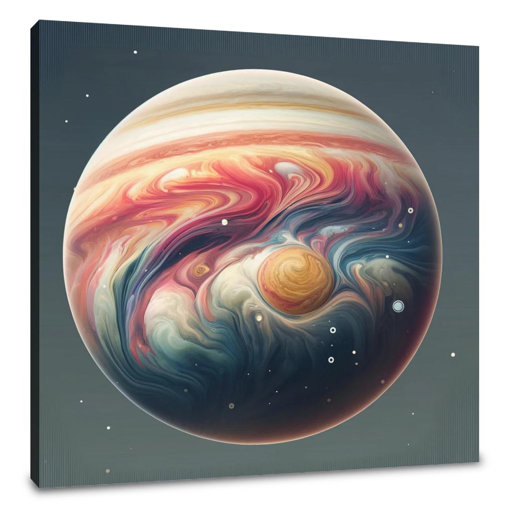 Eccentric Jupiter Canvas