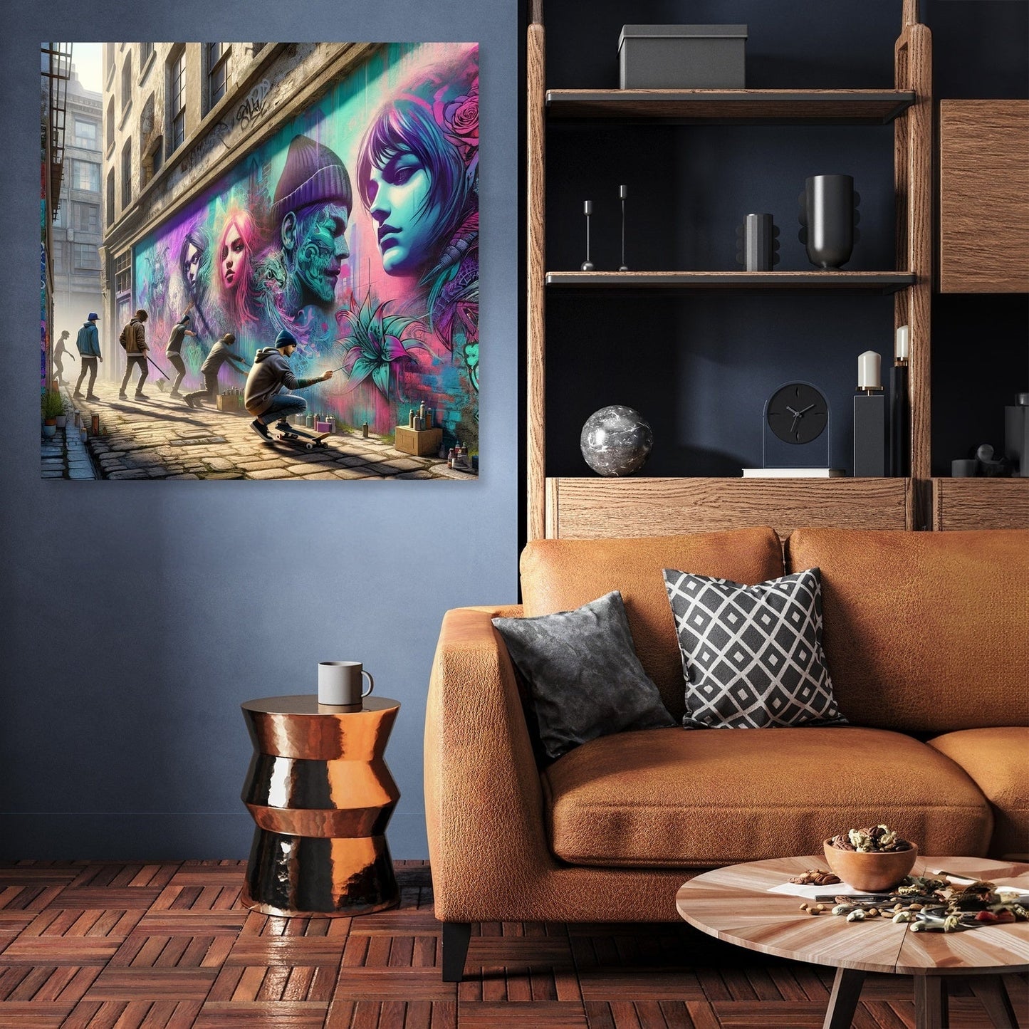 Alleyway Artistry Canvas