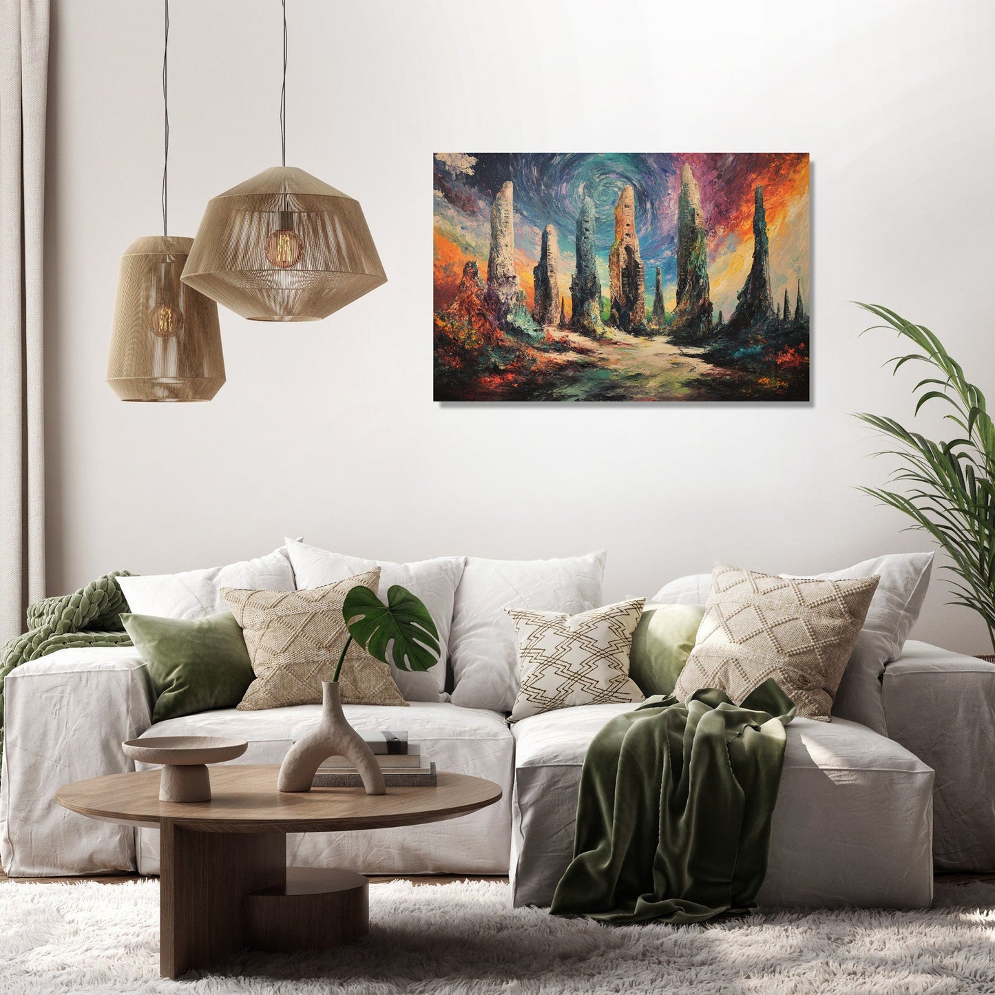 Alien Monument Canvas