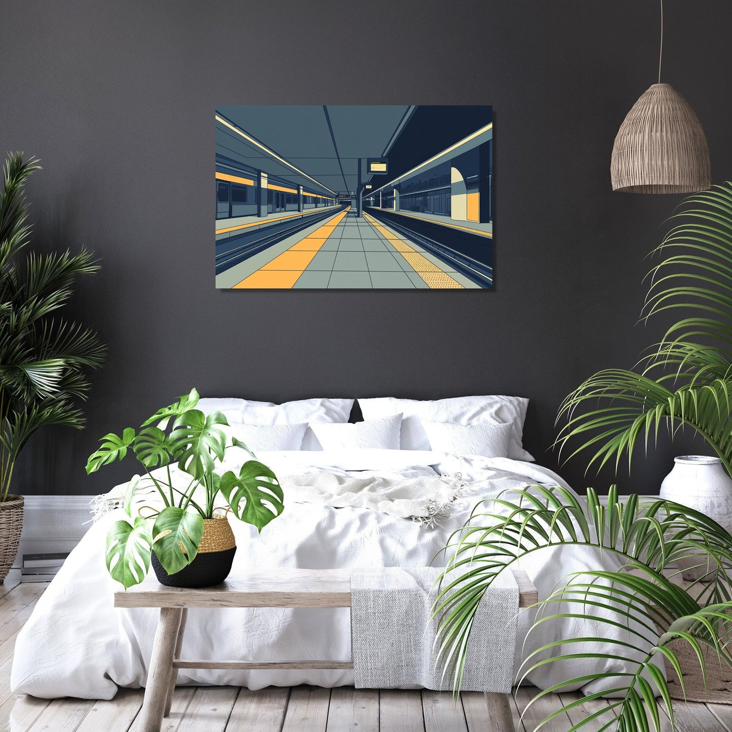 Underground Station Canvas