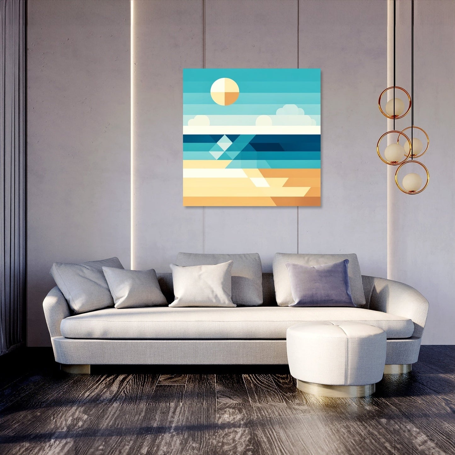 Coastal Calm Canvas