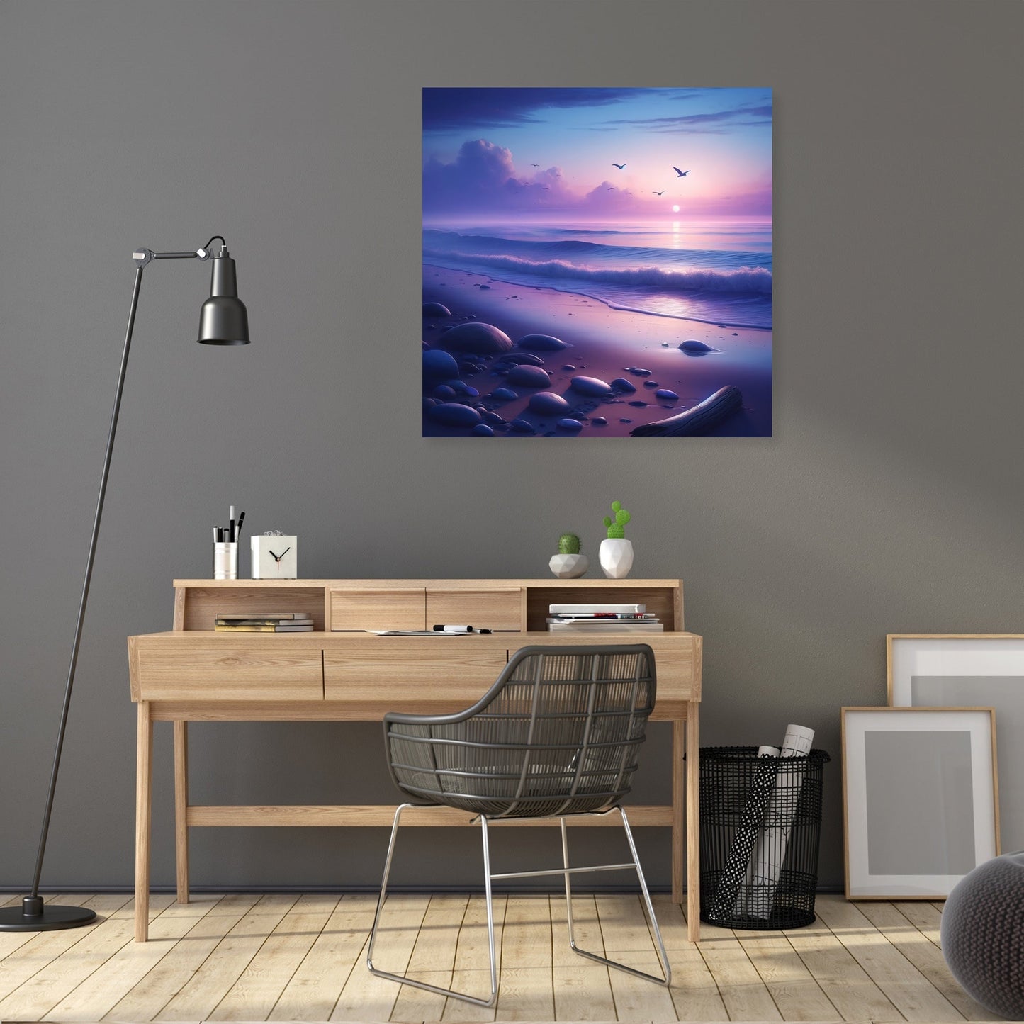 Dusk Beach Serenity Canvas