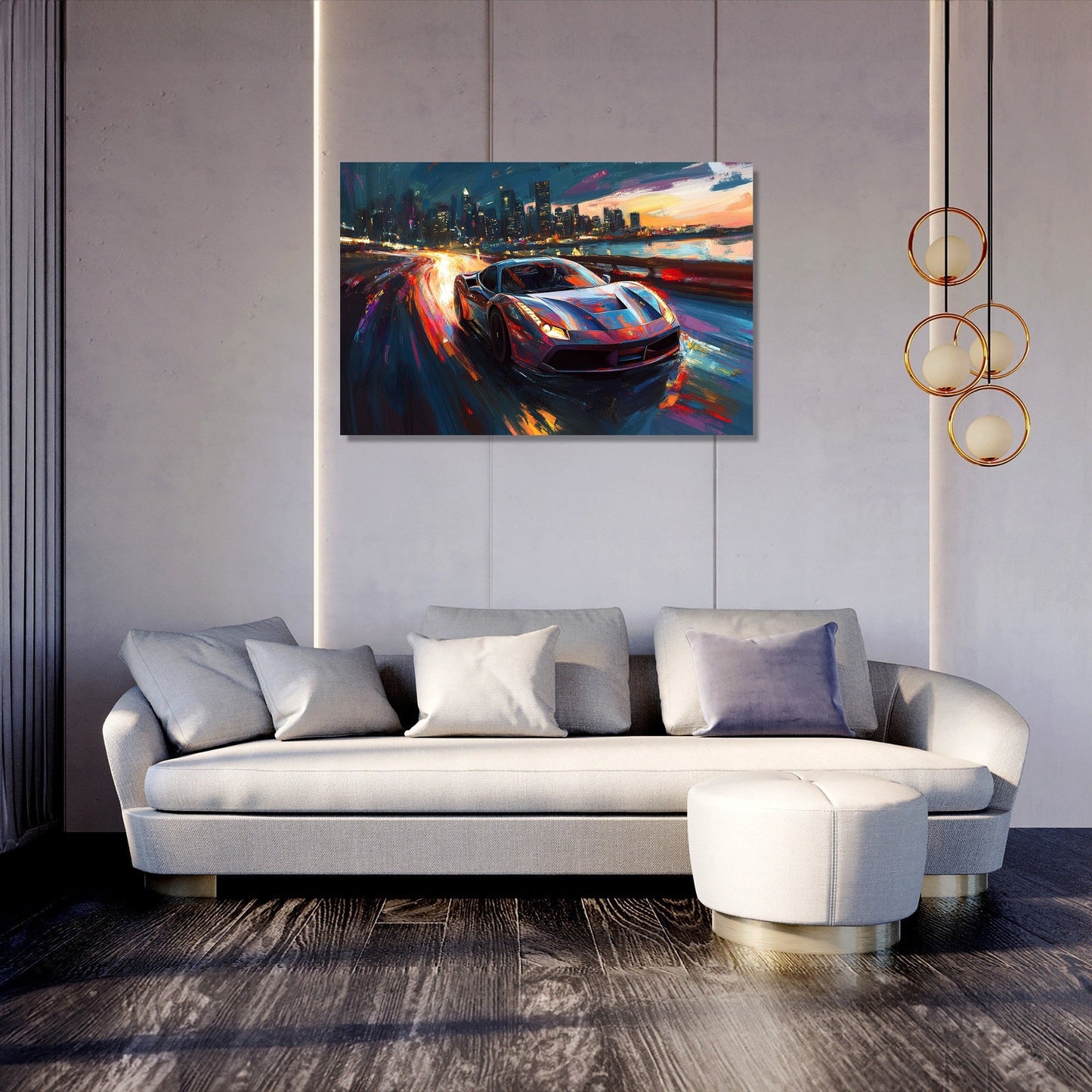 Skyline Speed Canvas