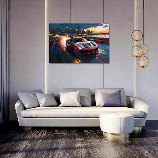 Skyline Speed Canvas
