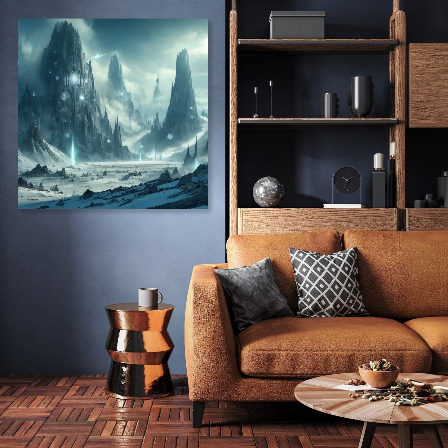 At the Mountains of Madness Canvas