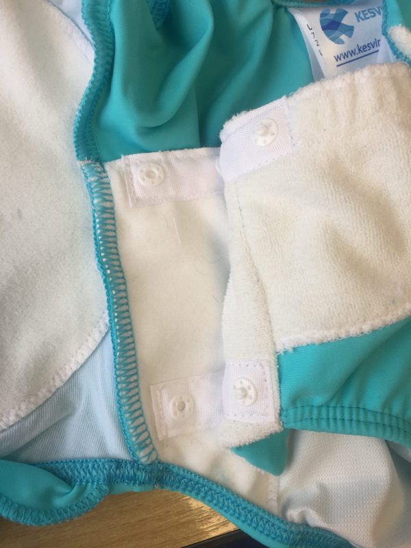 Girl's Waterfall Swimsuit in Pretty Pink