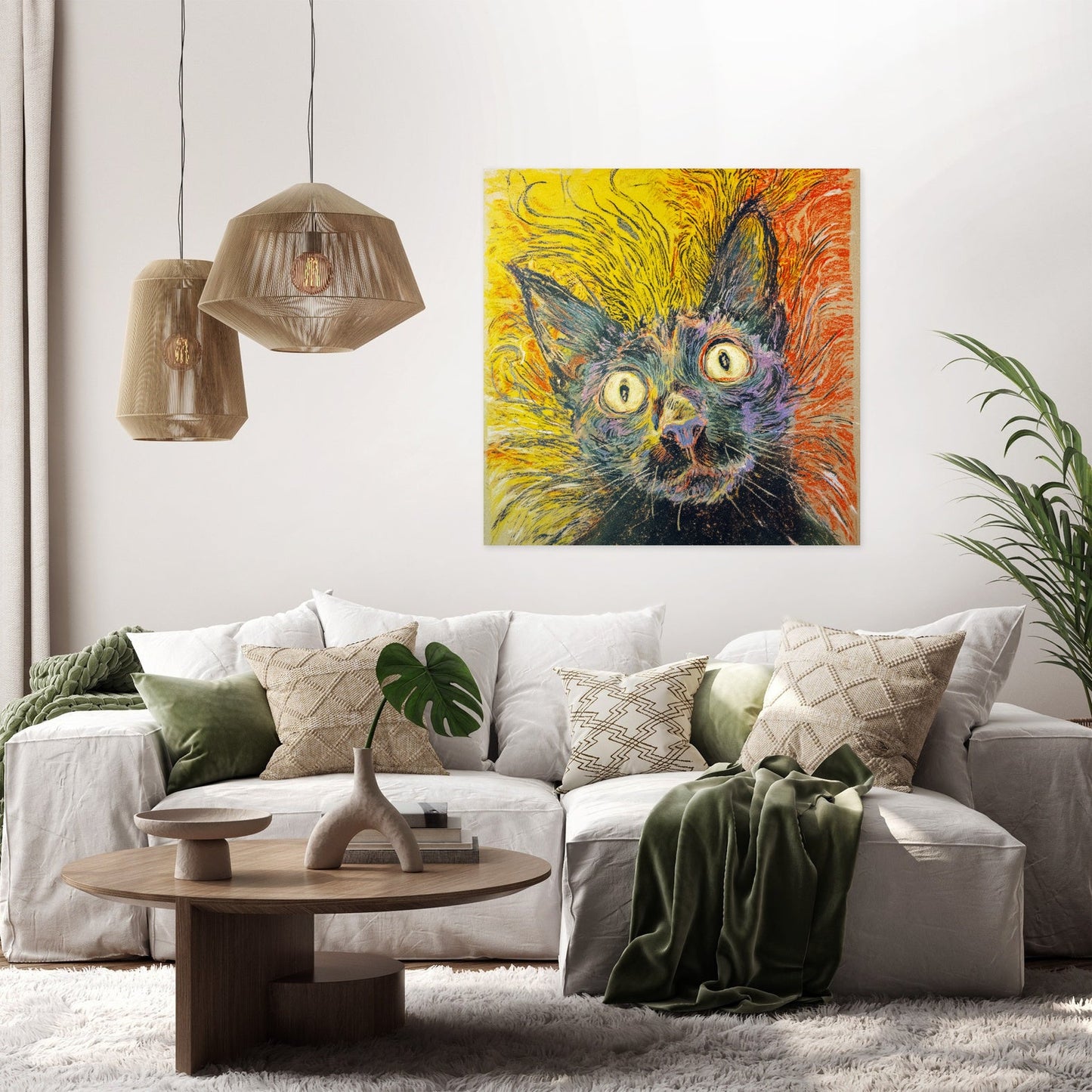 Vibrant Vacuum Encounter Canvas