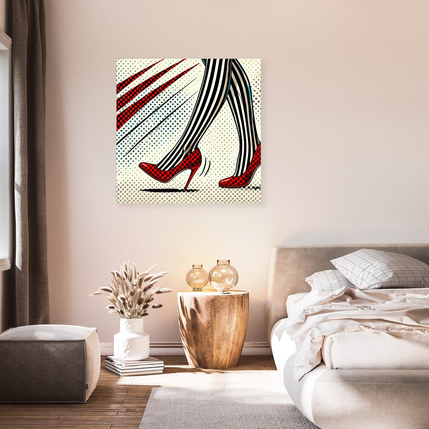 Striped Tights Canvas