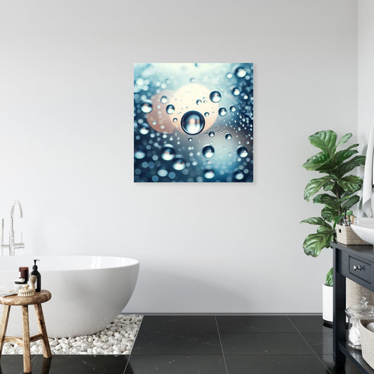 Tranquil Droplets Canvas