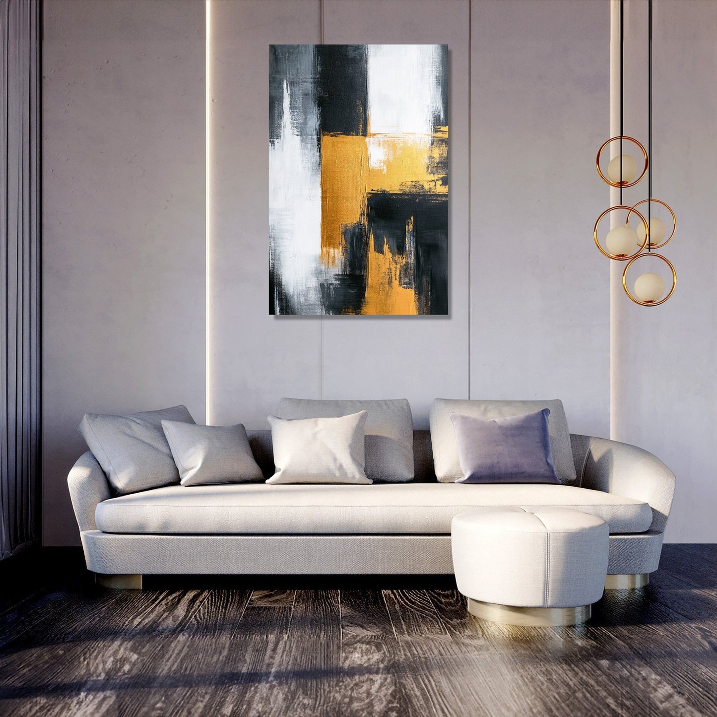 Opulent Flow Canvas