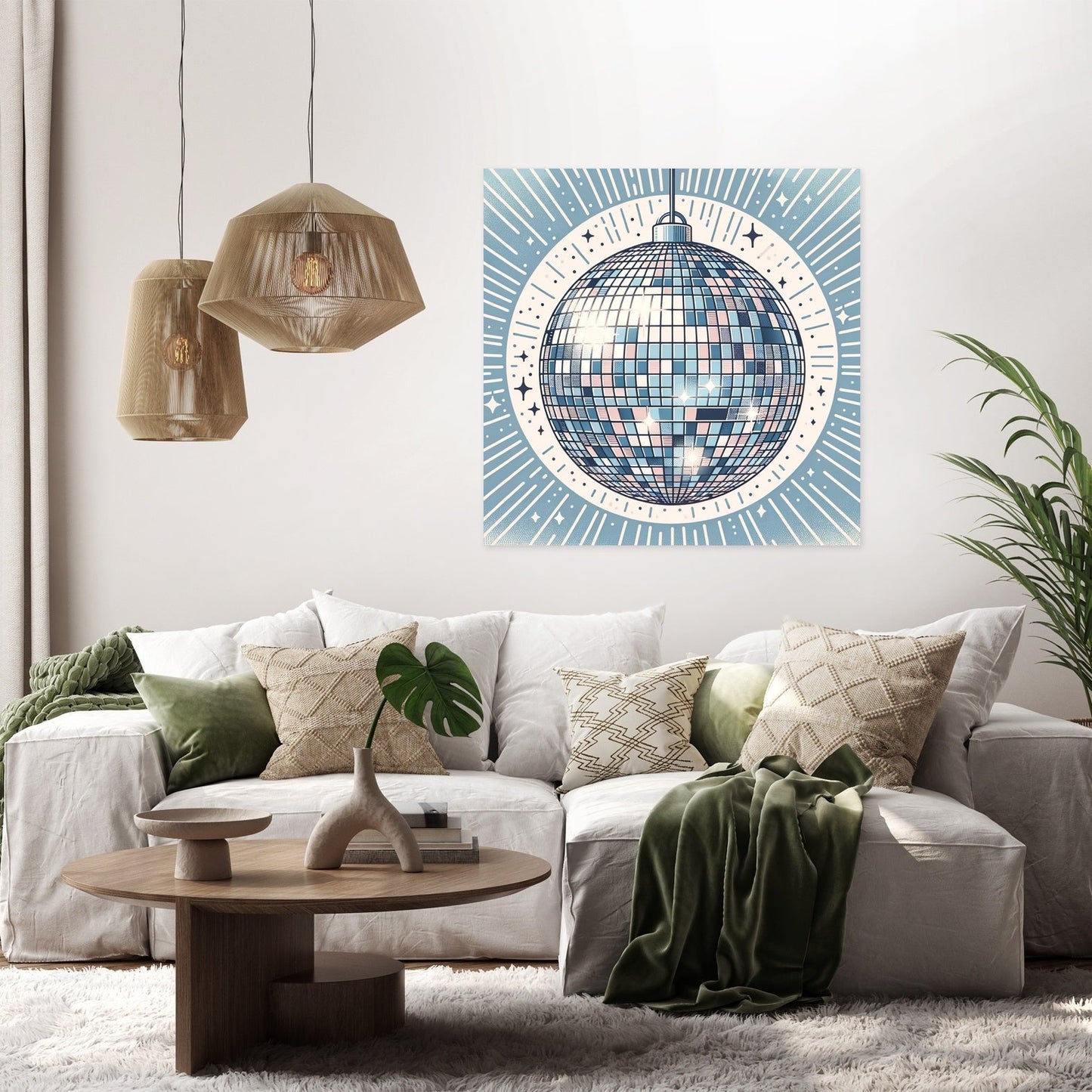 Nostalgic Disco Canvas