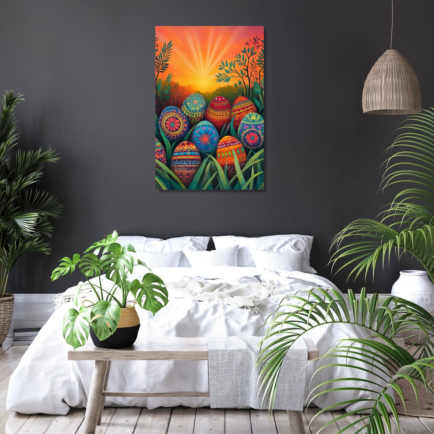 Sunrise Egg Canvas