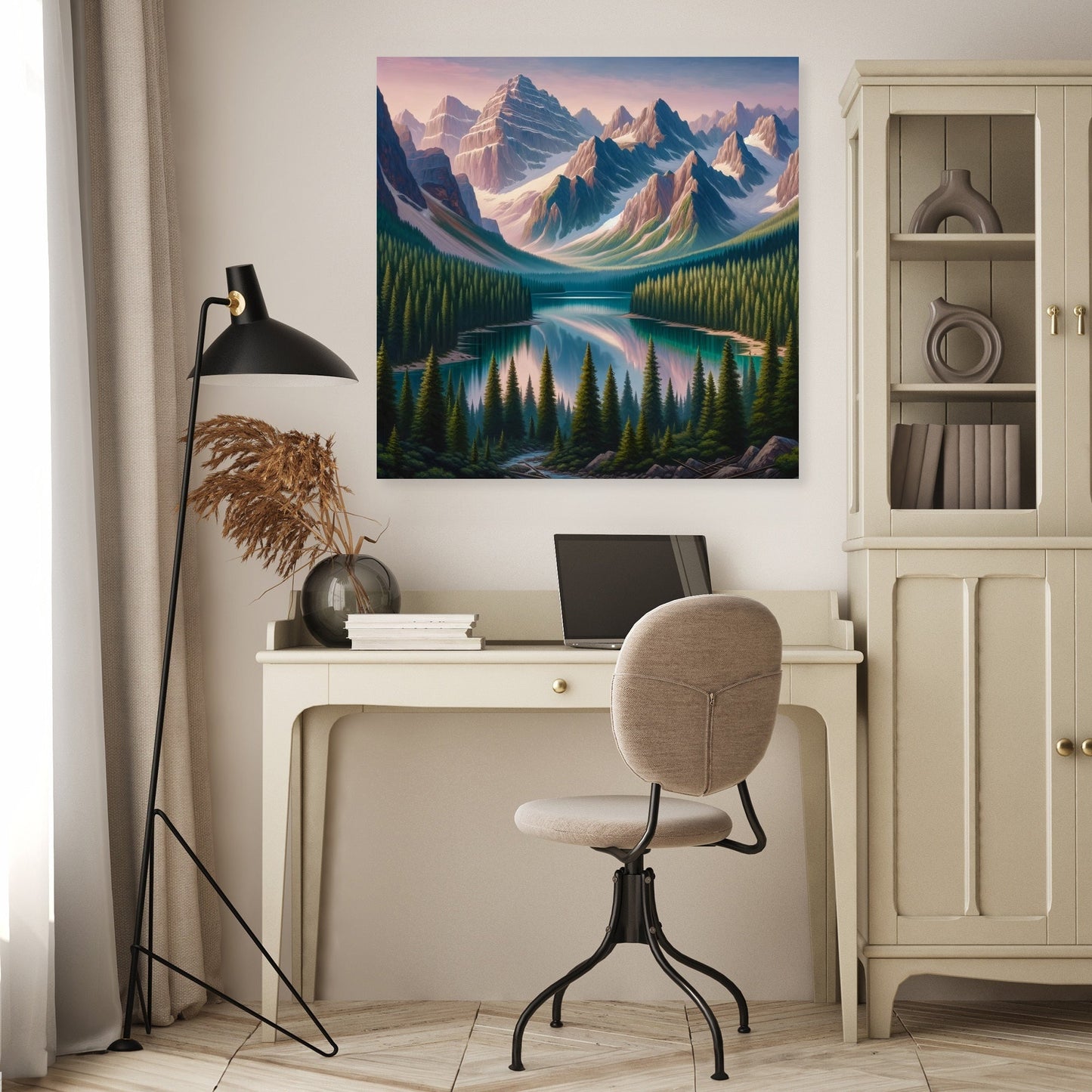 Dawn Mountain Majesty Canvas